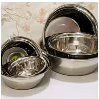 ست لگن استیل 6 تایی مارک یونیک