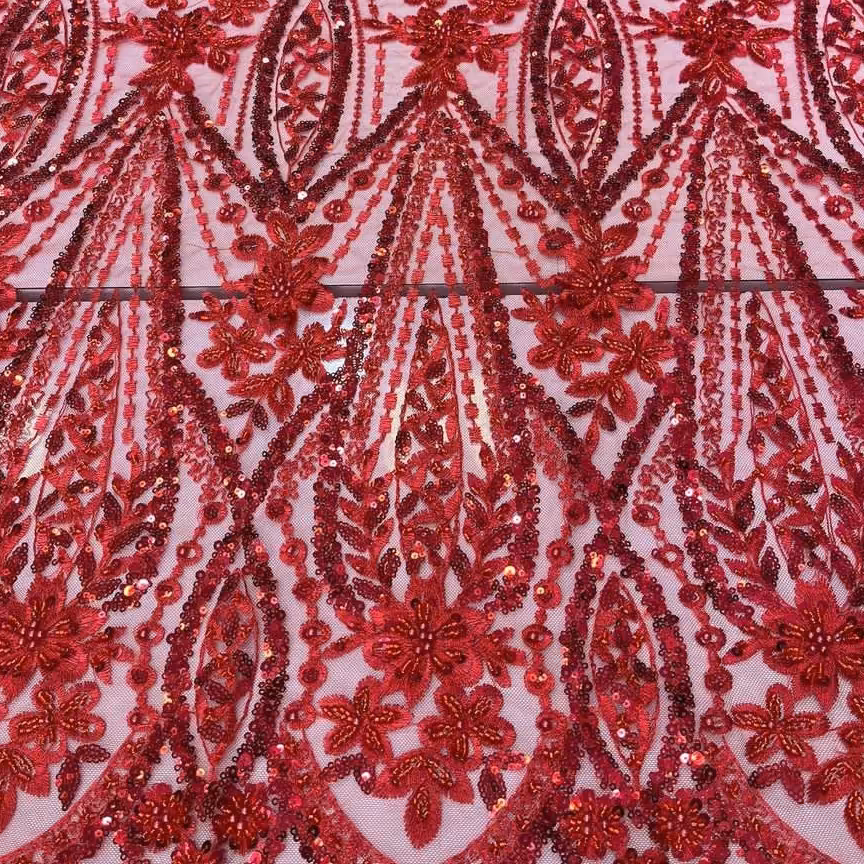 پارچه کارشده مرواریدمجلسی