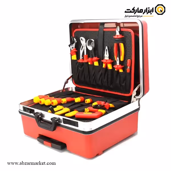 جعبه ابزار عایق برق فشار قوی بوهر با لوازم 40 عددی مدل 0200401