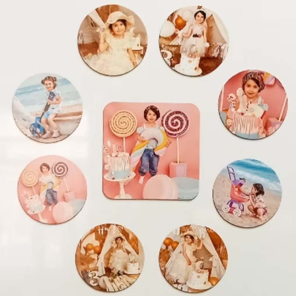 مگنت طرح دایره در دو سایز 9در9  و  7در7  بالاترین کیفیت برش و چاپ مگنت