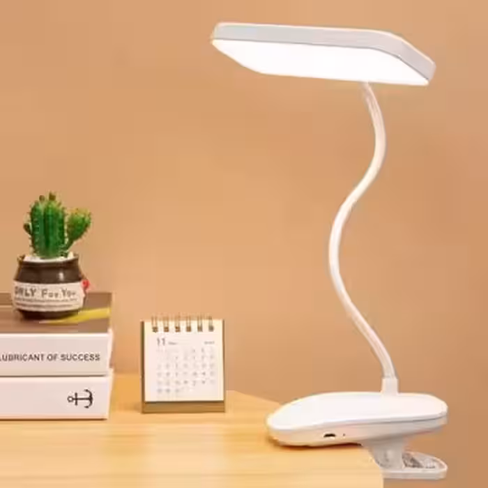 چراغ مطالعه شارژی گیره‌ای