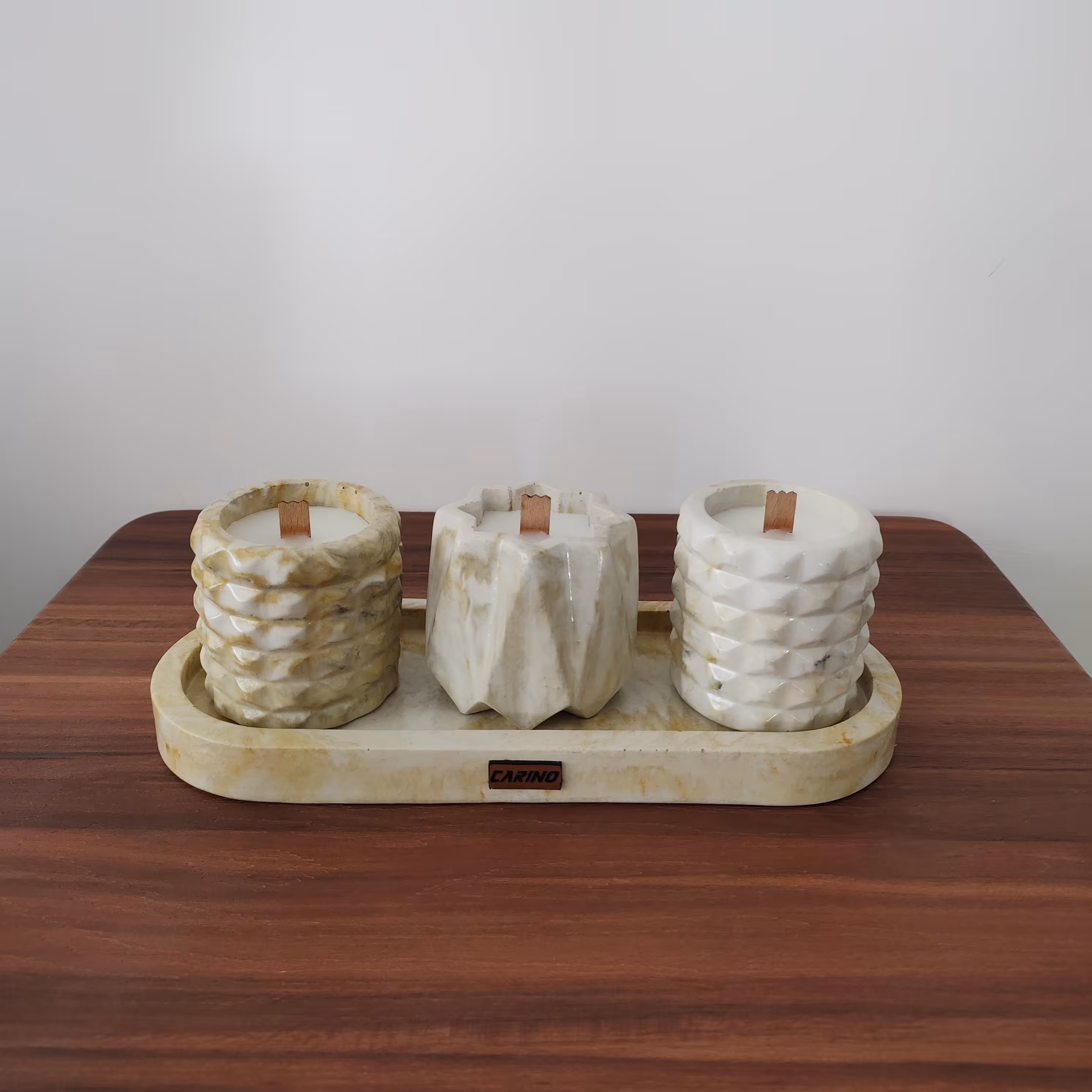 شمع  سه تیکه