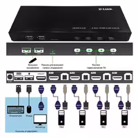 سوییچ 4 پورت دی لینک DKVM-410H