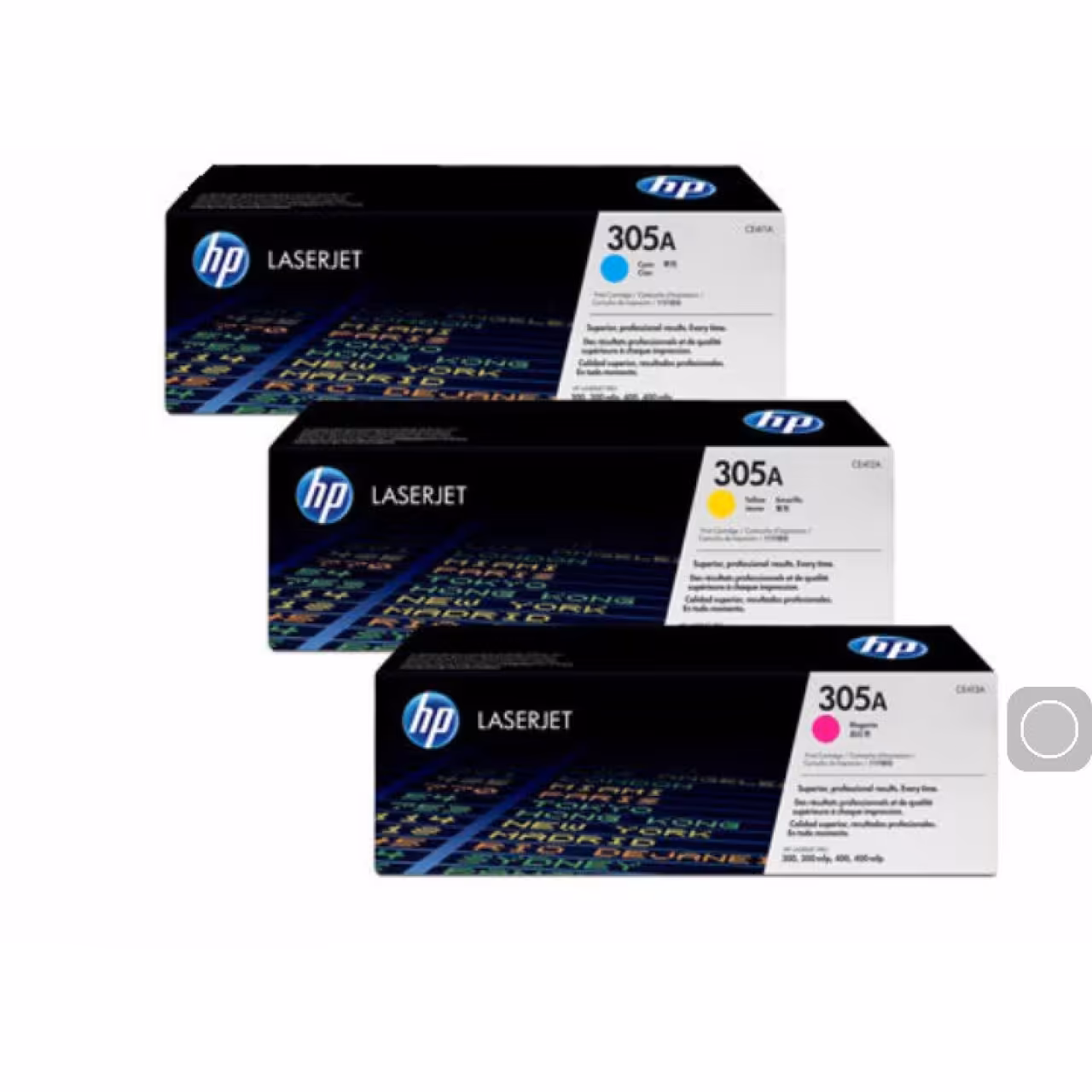 تونر کارتریج لیزری رنگی hp 305A