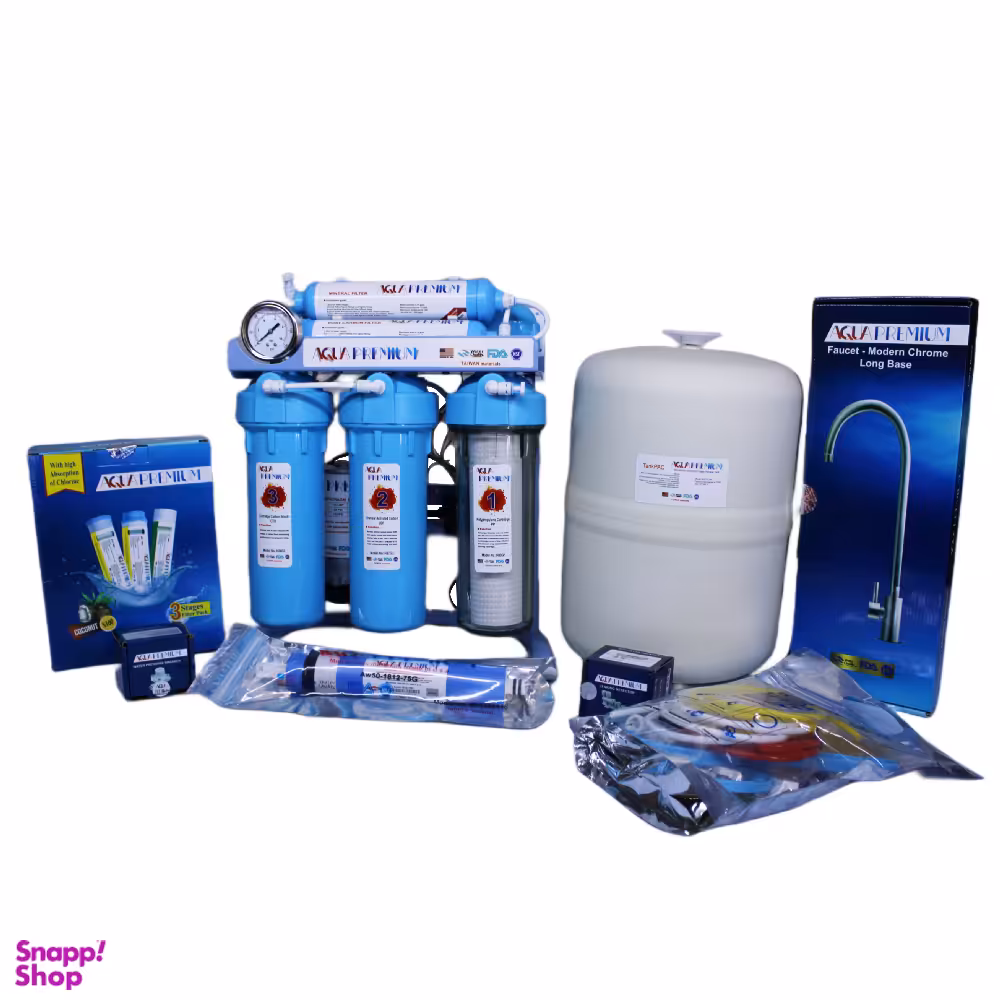 دستگاه تصفیه آب خانگی آکوا مدل A6RO6-BL-TP