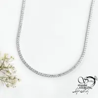 گردنبند نقره تنیسی عیار925 کد 16822