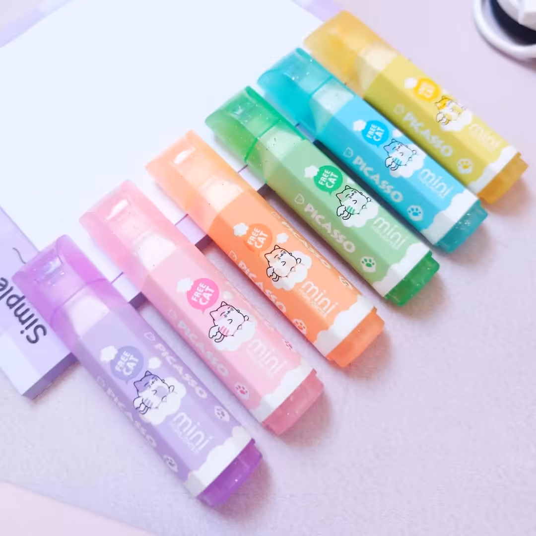 ماژیک هایلایت فسفری 6 عددی پاستیلی فانتزی پیکاسو 