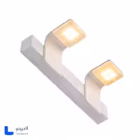 چراغ دیواری بالا آینه و بالا تابلو روشا سفید 32 cm مدل A1501-2