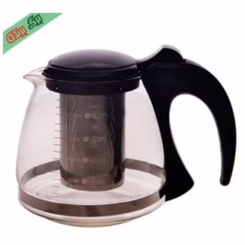 قوری پیرکس چای ساز کیفیت بالا  طرح دسته باز گنجایش 750 میلی لیتر 