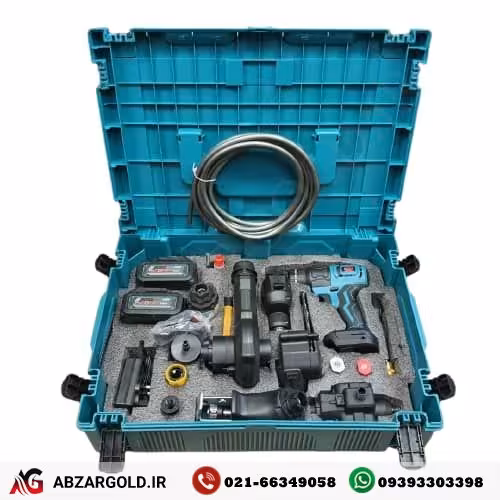 مجموعه 9 کاره براشلس باس (دریل شارژی-بکس شارژی- شارژی...