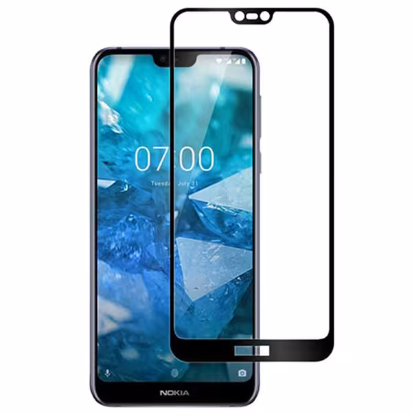 گلس نانو برای Nokia 7.1 فول کاور و تمام چسب