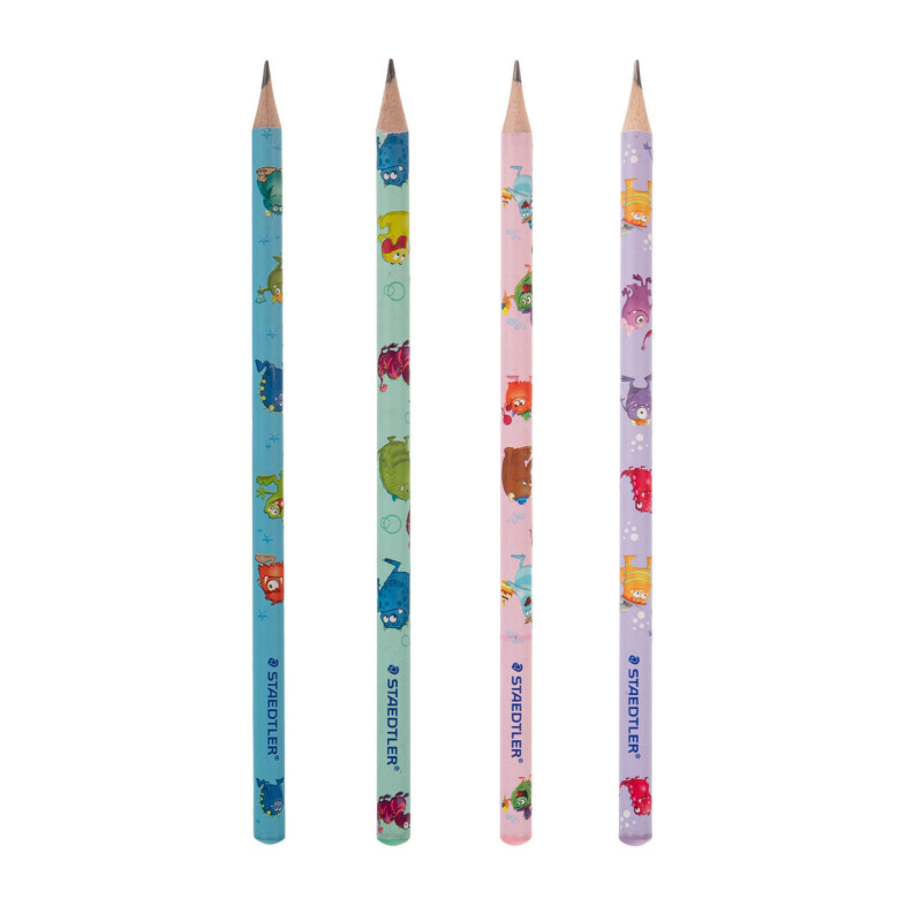 مداد مشکی استدلر مدل Motif Monster کد 131HB-MO بسته 4 عددی