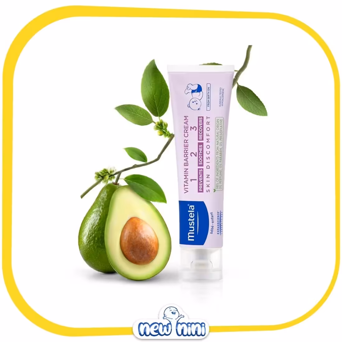 کرم سوختگی نوزاد 3 کاره موستلا 100 میلی لیتر MUSTELA  