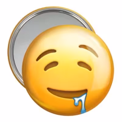 آینه جیبی خندالو مدل ایموجی کد 24679