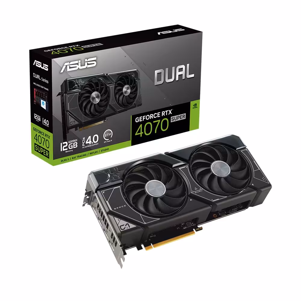 کارت گرافیک ایسوس ASUS DUAL RTX 4070 SUPER 12GB