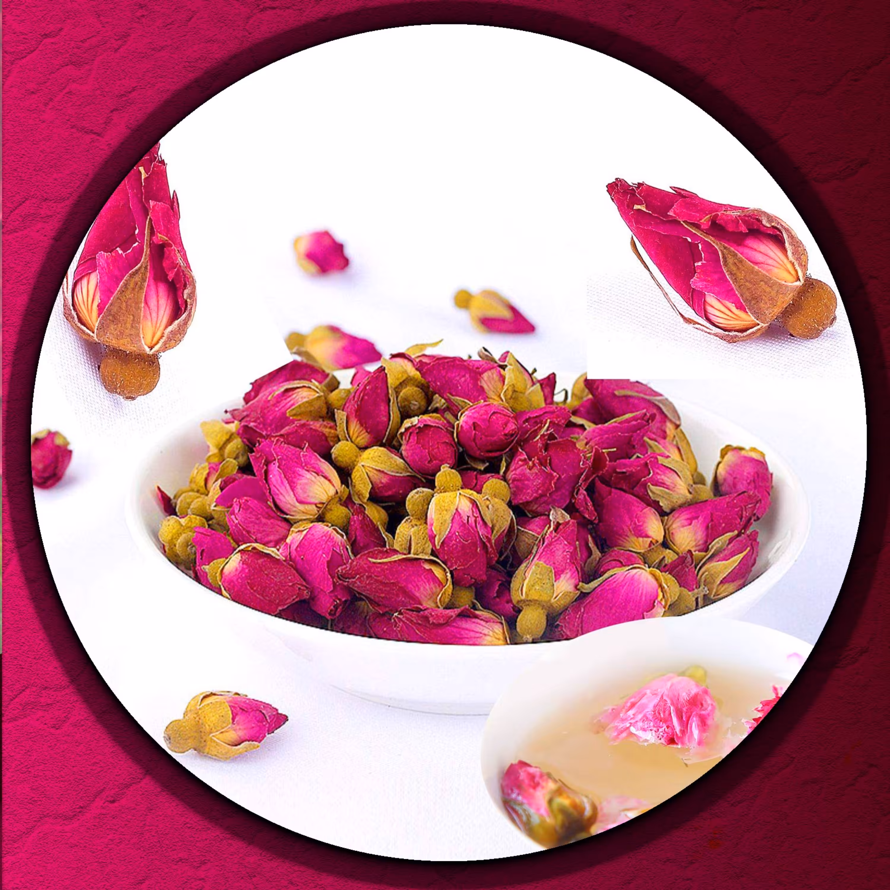 غنچه گل محمدی اعلا لاله زار 50 گرمی