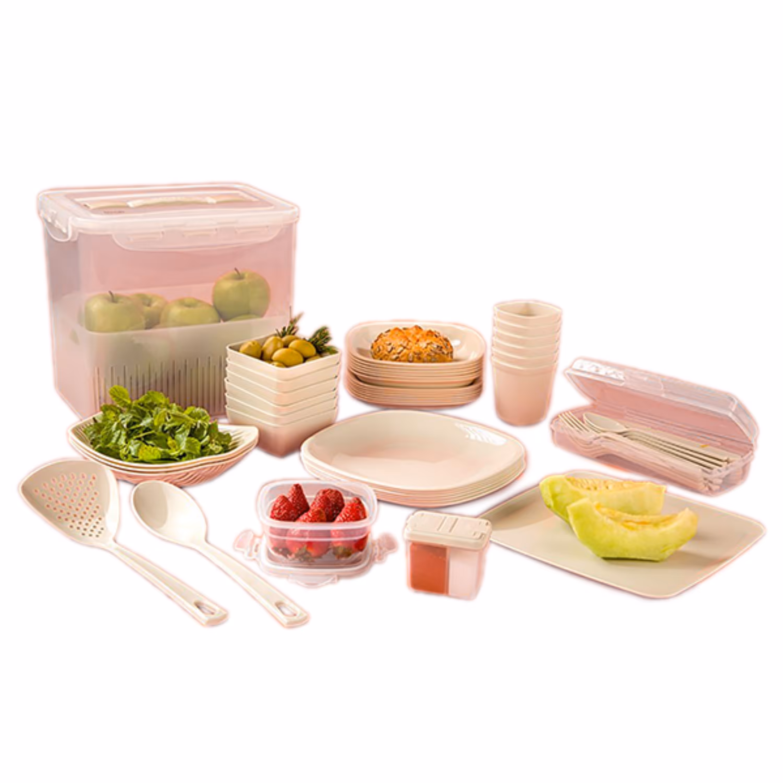 سرویس مسافرتی 60 پارچه 6 نفره لیمون مدل 1063