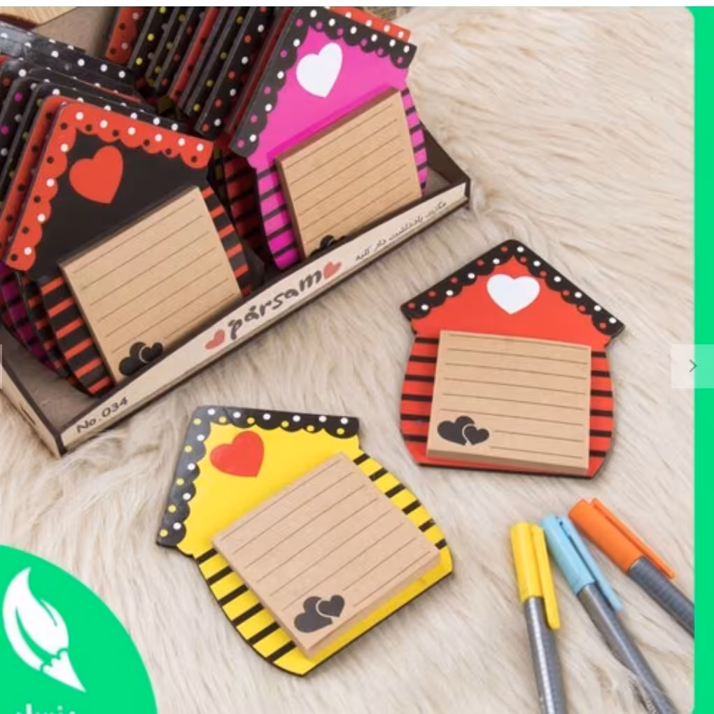 مگنت یادداشت طرح کلبه  چوبی