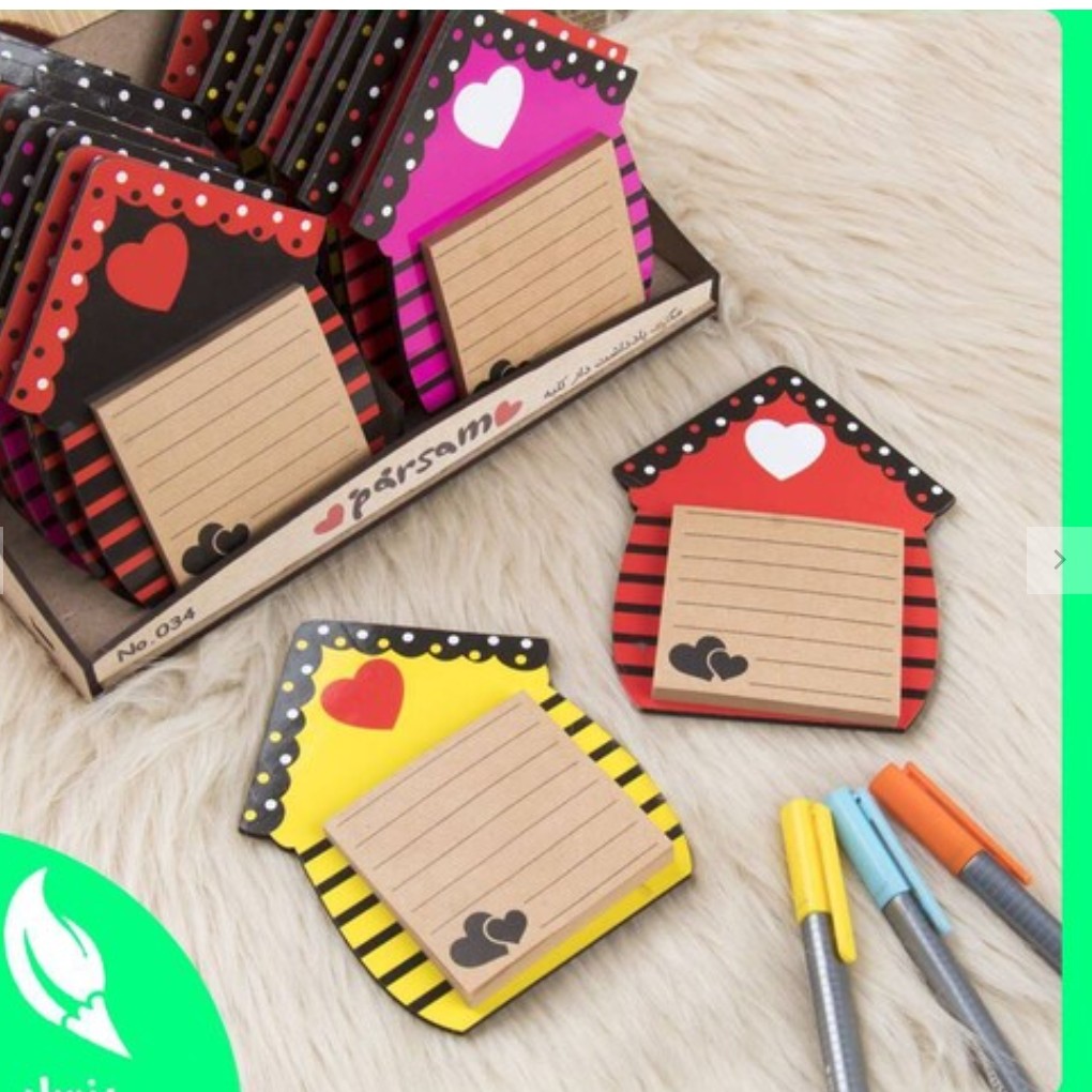 مگنت یادداشت طرح کلبه چوبی