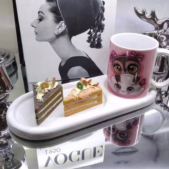 سینی سرو بیضی