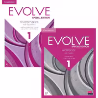 کتاب زبان ایوولو 1   Evolve 1 student book   with workbook
