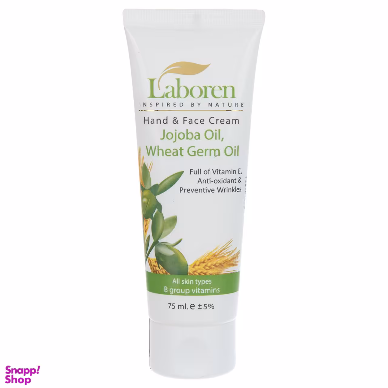 کرم مرطوب کننده لابورن (laboren) مدل Jojoba Oil حجم 75 میلی‌لیتر