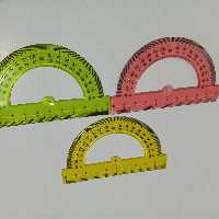 خط کش 3عددی نقاله ژله ای 