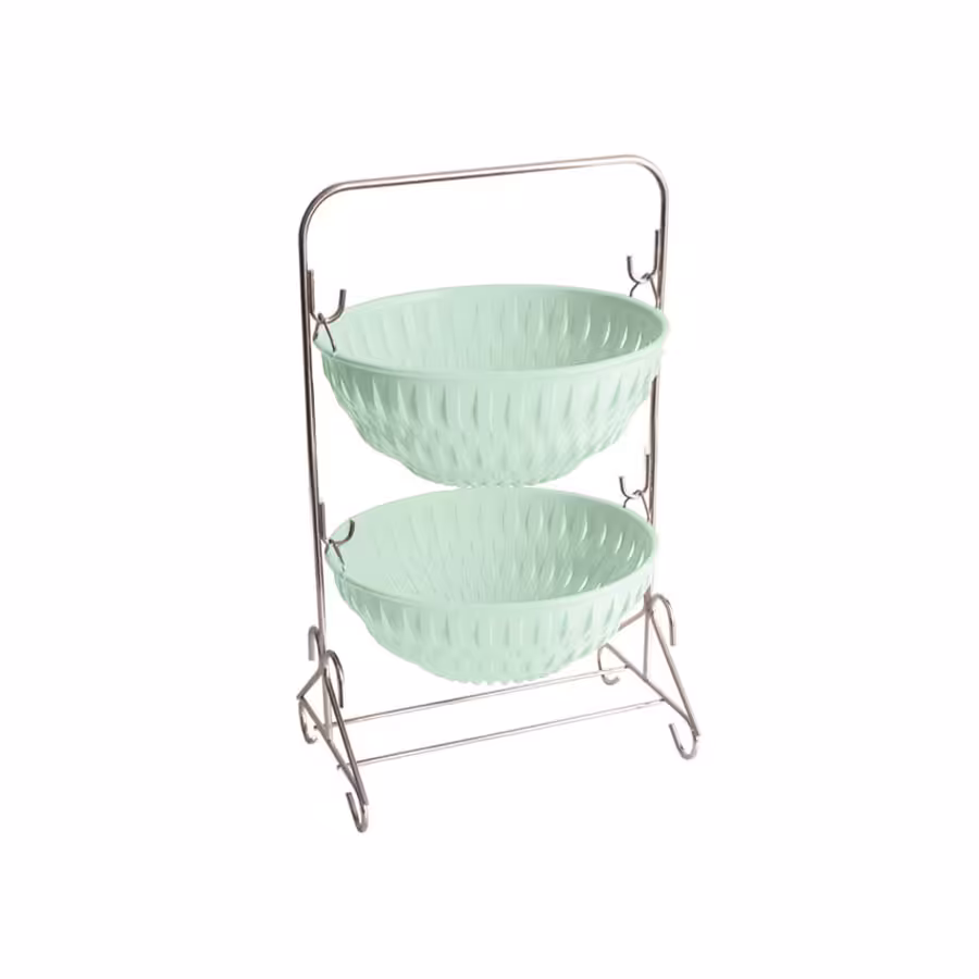 خرید اینترنتی و قیمت سبد سیب زمینی و پیاز دو طبقه لیمون | خانه سام