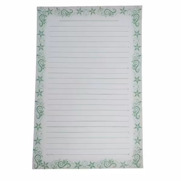 کاغذ A4 مدل خط دار رنگین کمان بسته 125 عددی