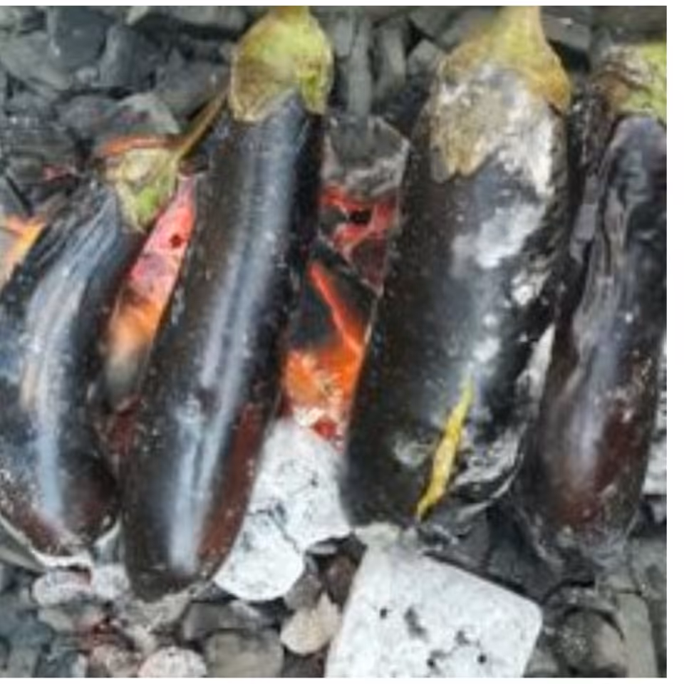 بادمجان کبابی سمنان تنوری 