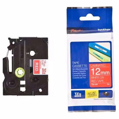 برچسب لیبل پرینتر برادر مدل TZe-435