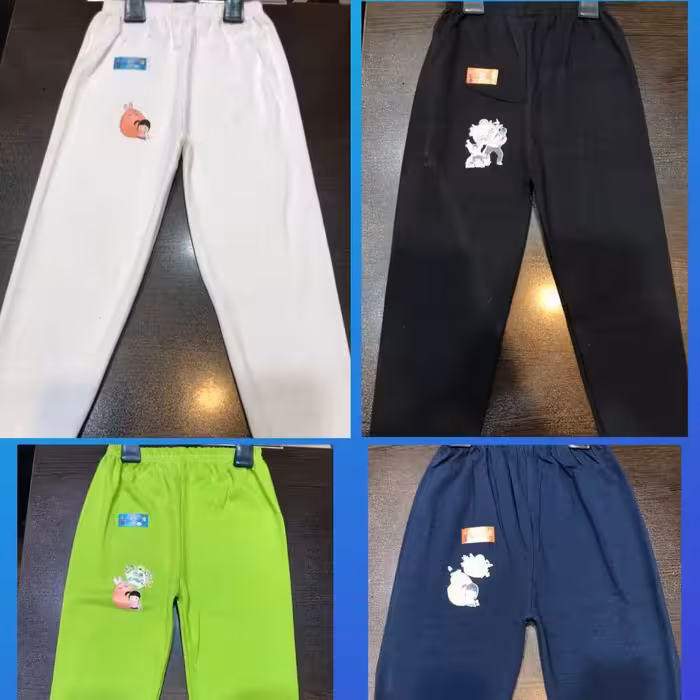 شلواربچگانه پسرانه دخترانه قد50تا70سانتی متر مناسب سن 8ماه تا5ساله قد ازکمر تامچ پا50-60-70سانتی متر (قد کمرتامچ پا)