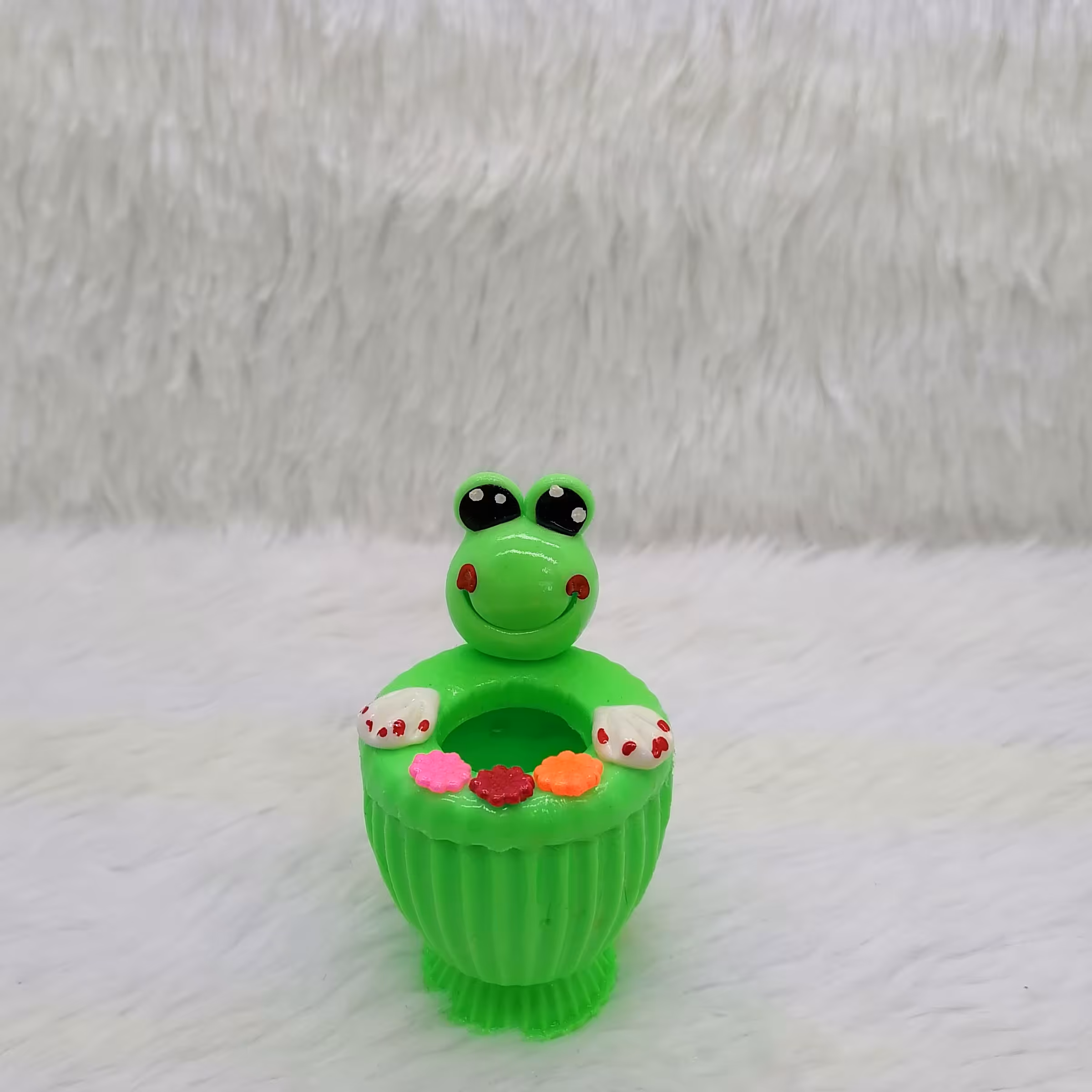 جا خلالی رومیزی طرح قورباغه ،  لطفاً قبل از ثبت سفارش موجودی بگیرید 