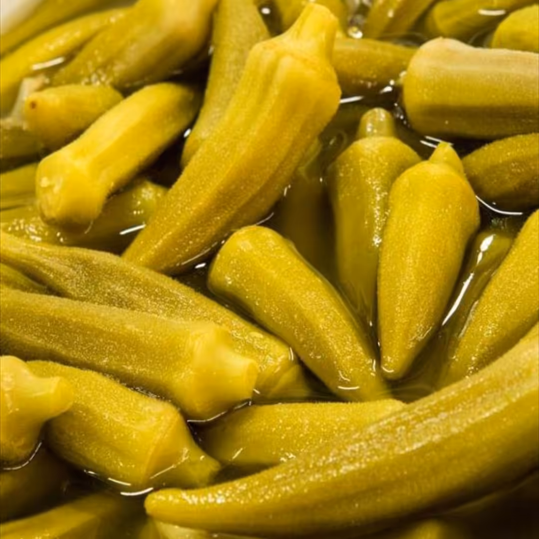 ترشی بامیه خانگی و ارگانیک