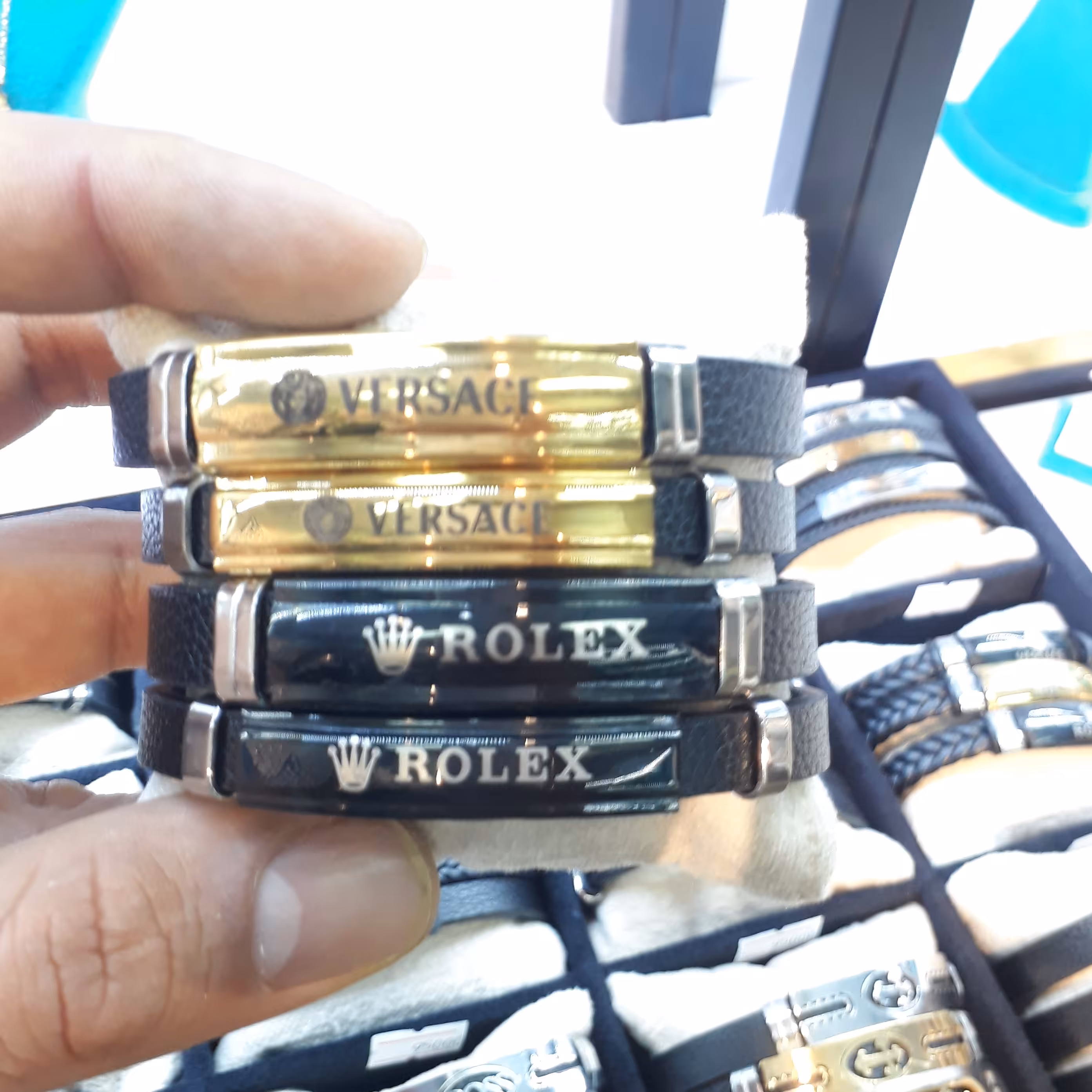  بدلیجات دستبند ست چرمی