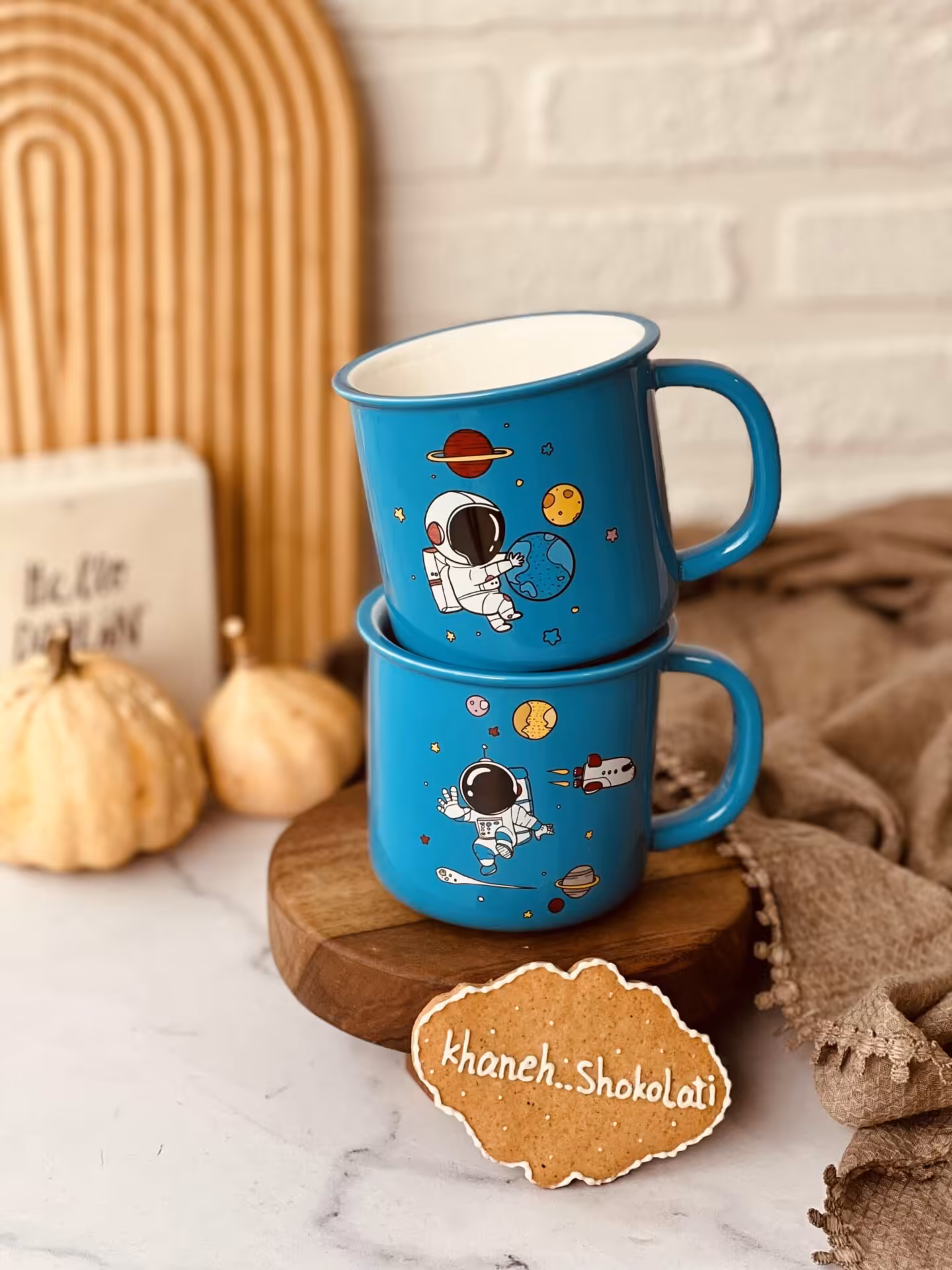 ماگ فضانورد آبی