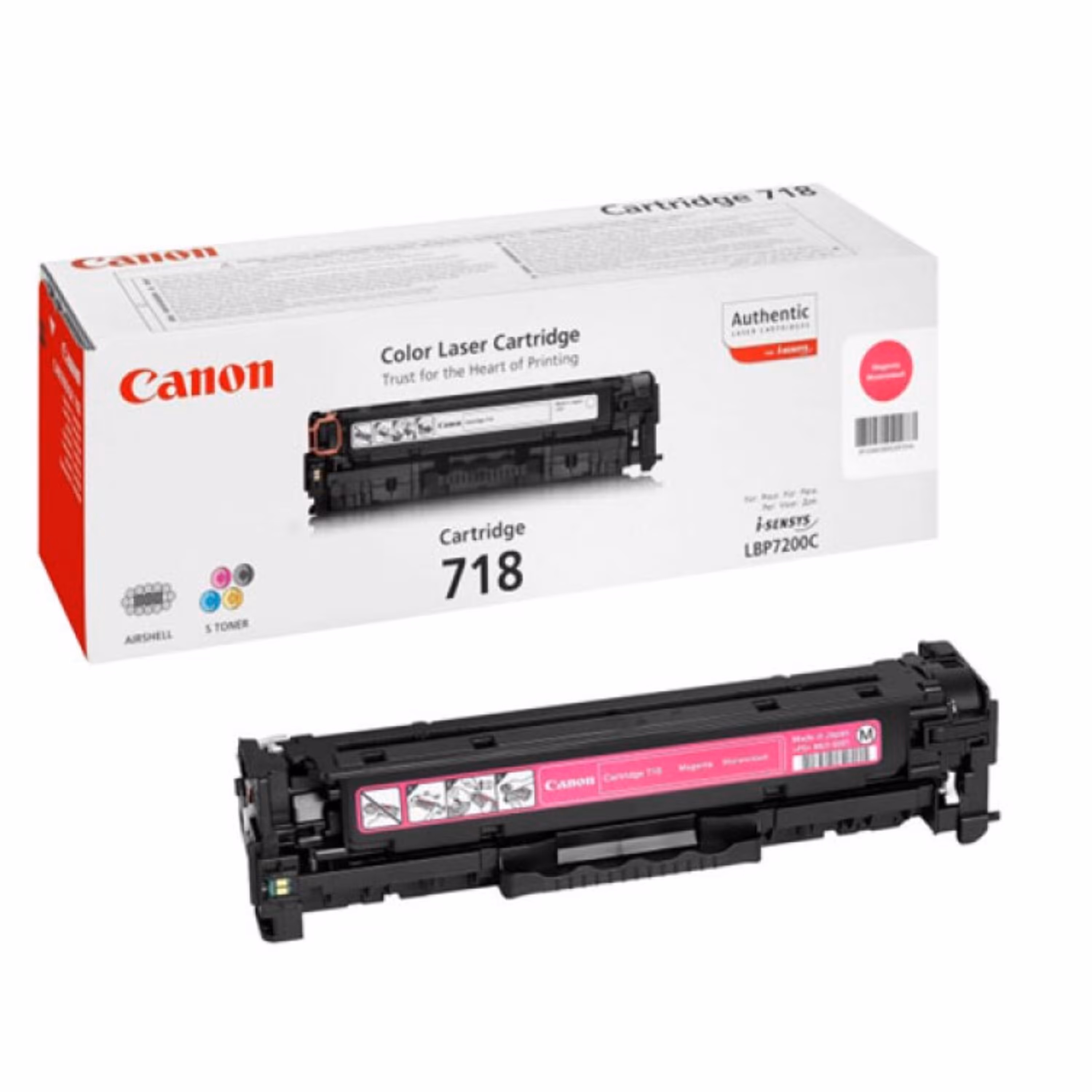 کارتریج تونر لیزری قرمز کانن Canon 718(با ضمانت و گارانتی)