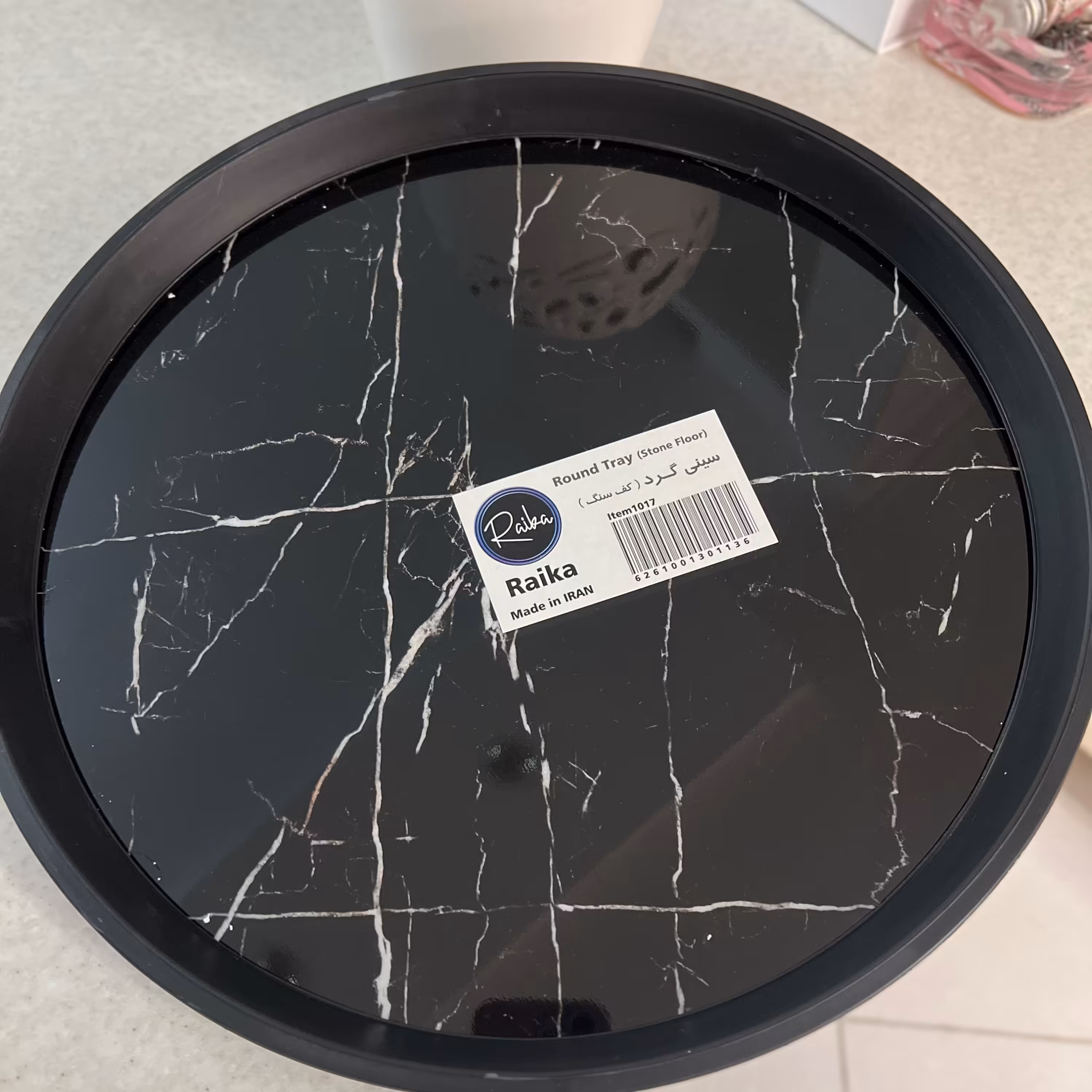 سینی سرو سینی چای سینی سنگی سینی طرح ماربل سینی مشکی سینی طرحدار