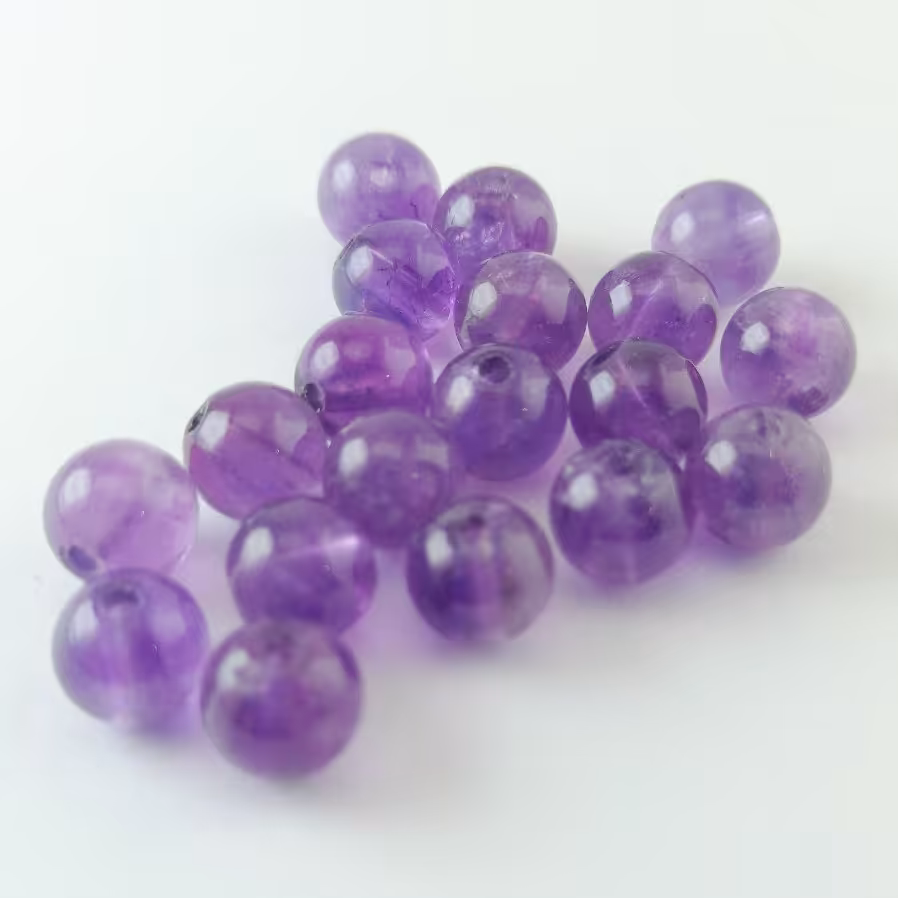 مهره آمیتیس برزیلی تراش گرد ریز