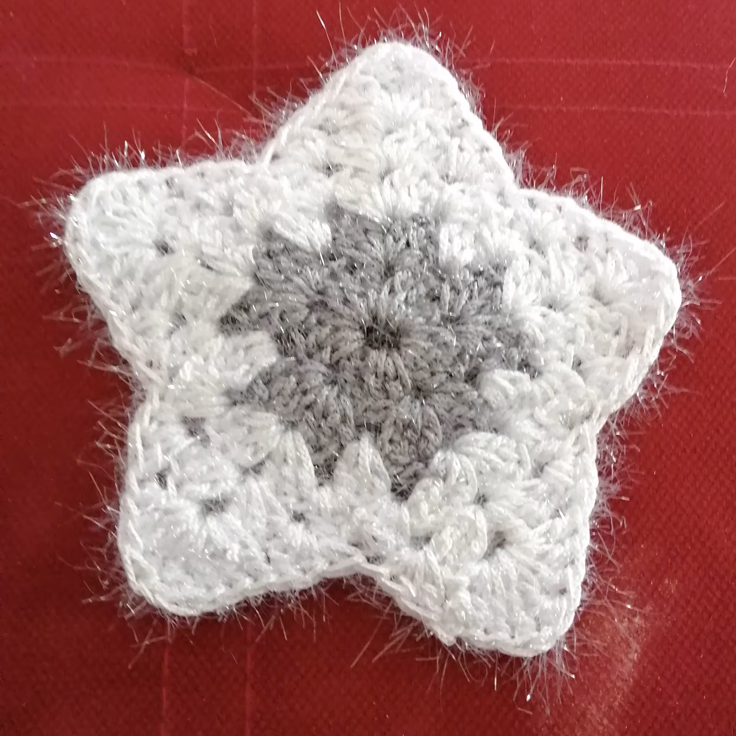 اسکاج بافتنی مدل ستاره دولایه