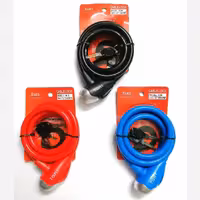 قفل دوچرخه 150 سانتی  مغزی برنجی به همراه دوعدد کلید برنجی 