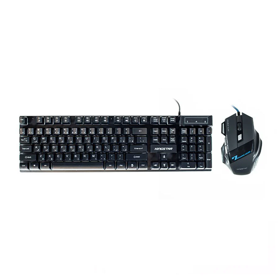 کیبورد و موس گیمینگ کینگ استار KBM255G