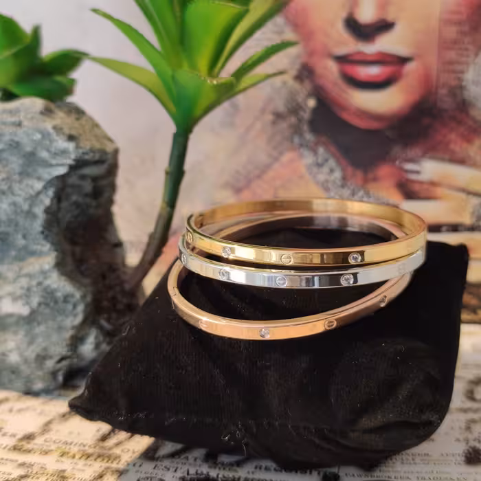 تک دست کارتیر.استیل با کیفیت فوق العاده با تنوع رنگ رزگلد.طلایی.نقره ای