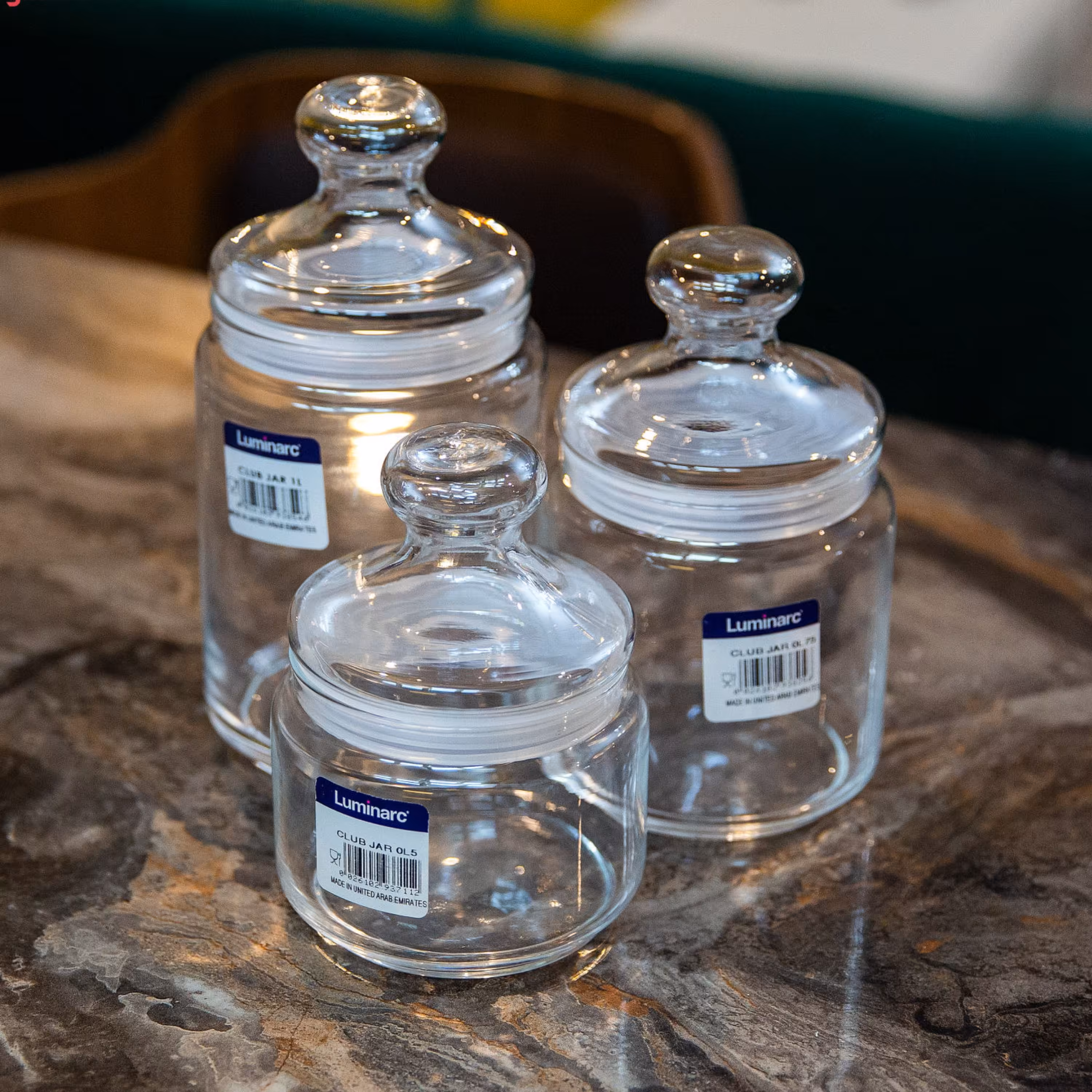 ست حبوبات 3 تکه لومینارک مدل کلاب Pot Club