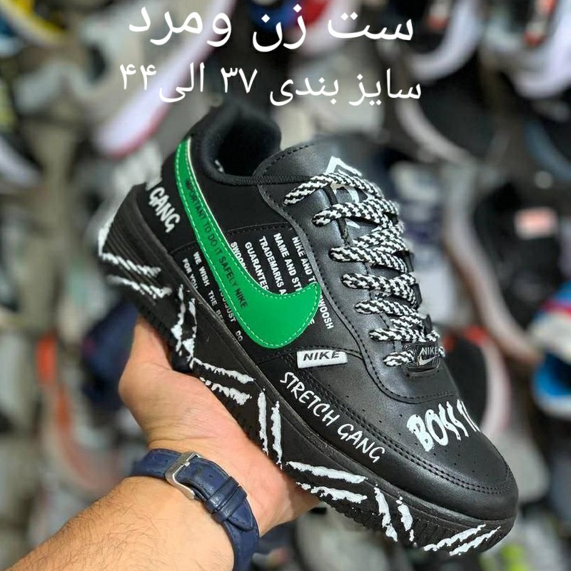 کتونی نایک ست زن ومرد سایز بندی 37 الی 44