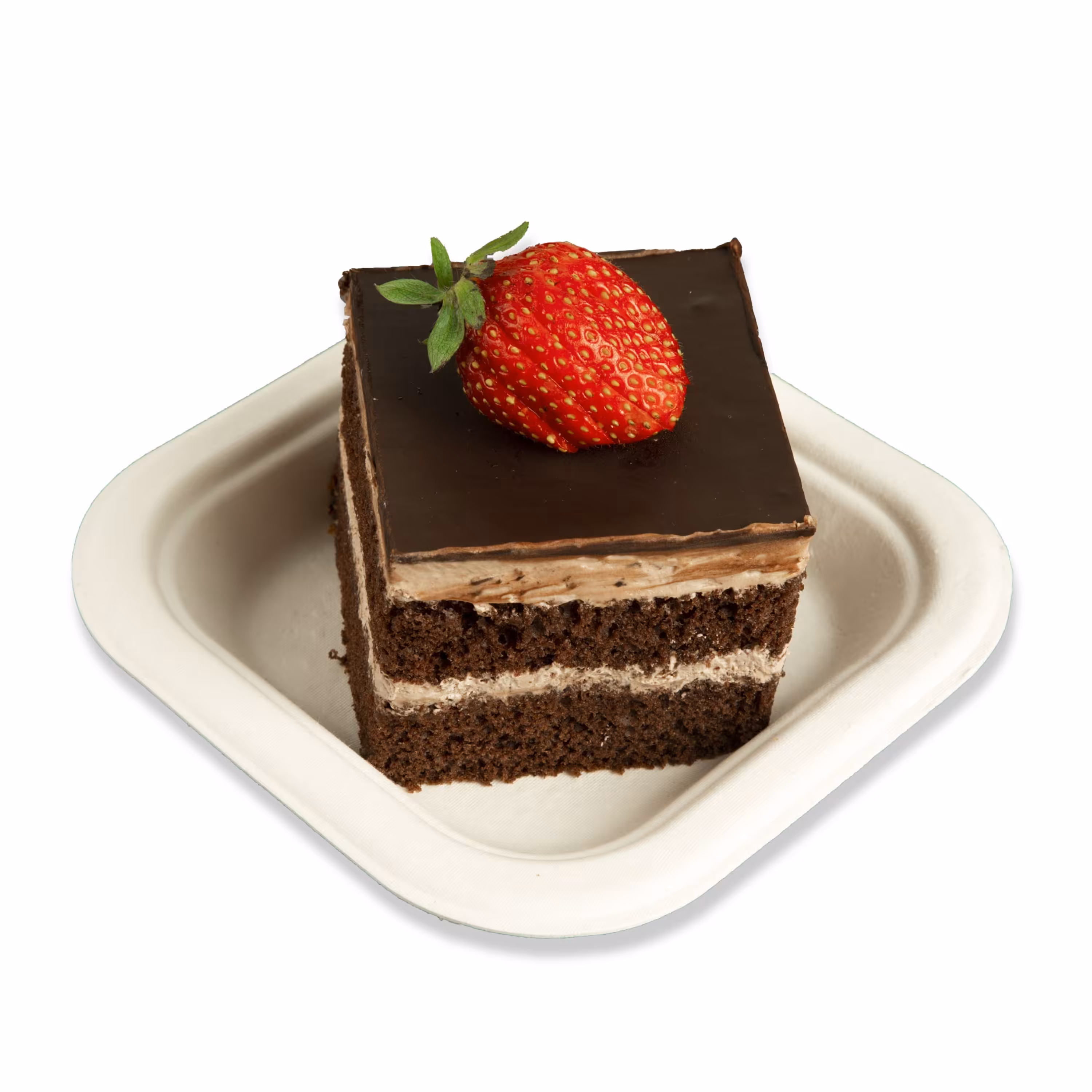 بشقاب یکبار مصرف مربع یک بسته 125 عددی