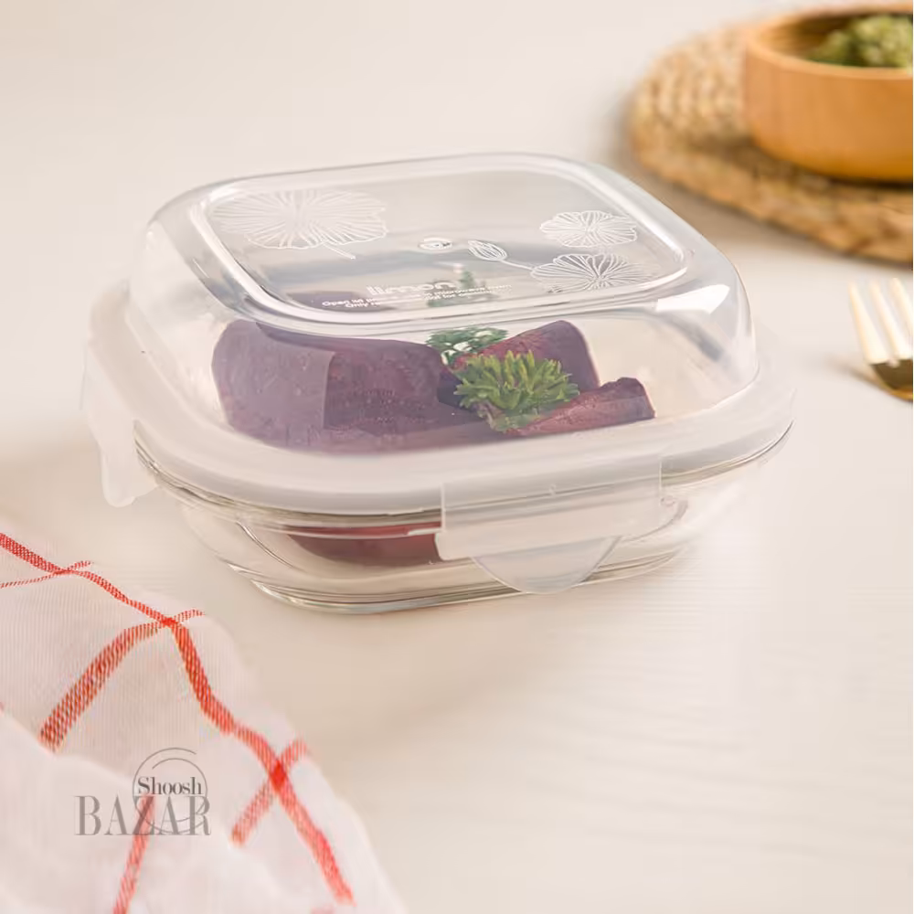 ظرف شیشه ای سرو و نگهداری 520 میلی لیتر لیمون کد 2026