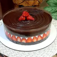 پودر کیک خانگی دبل چاکلت 