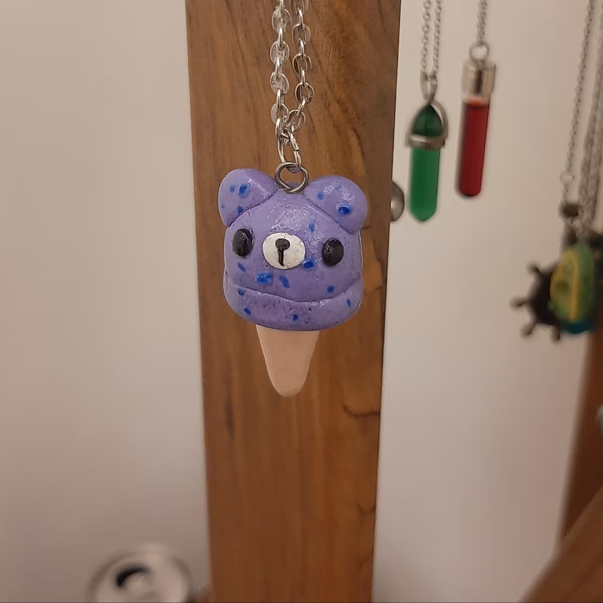 گردنبند خمیری،ترند،طرح بستنی