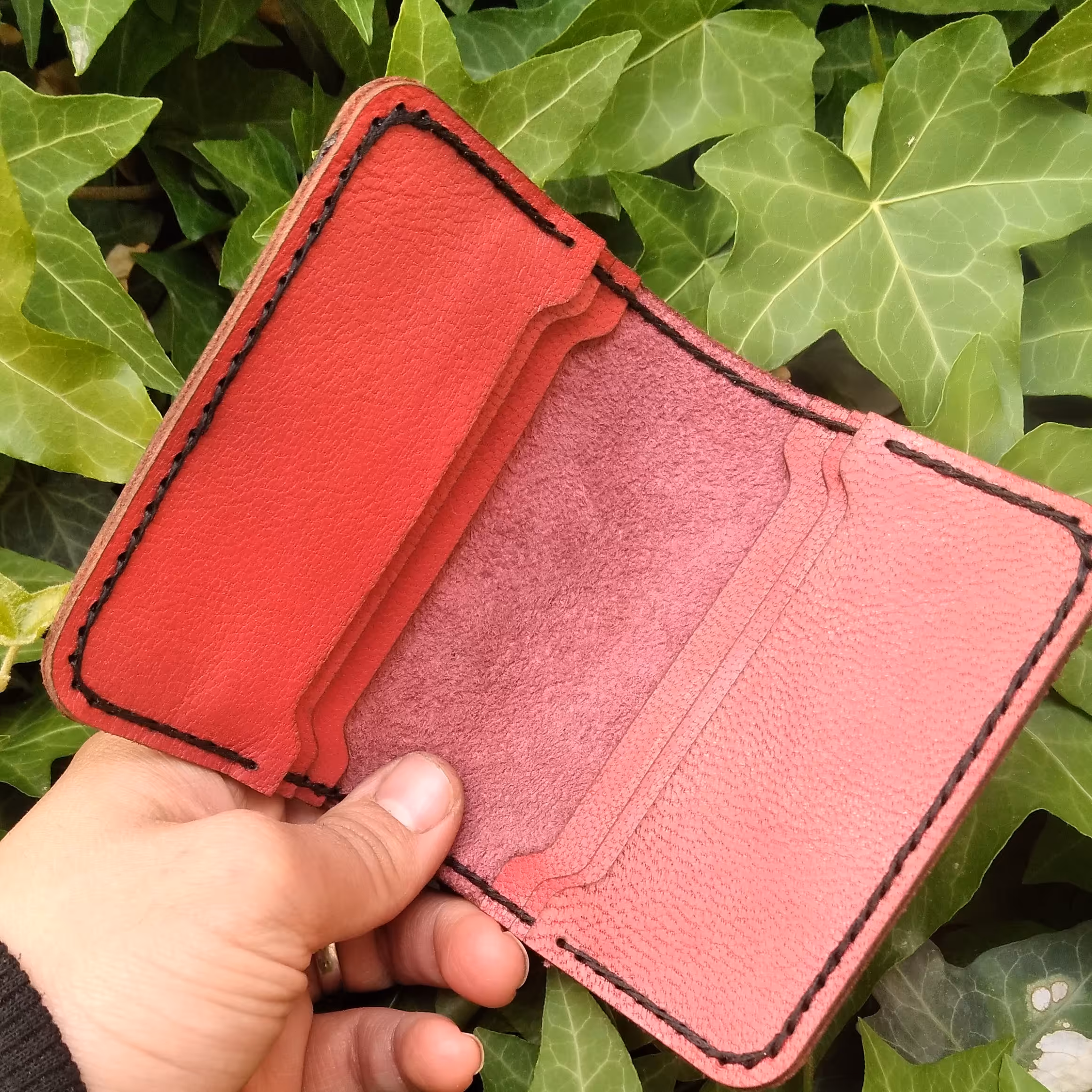  جاکارتی چرم طبیعی دستدوز 